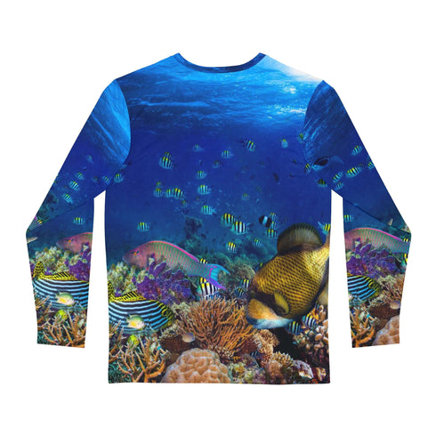 Dive Cupid Coral Reef Relaxed Fit Rash Guard UPF 50+